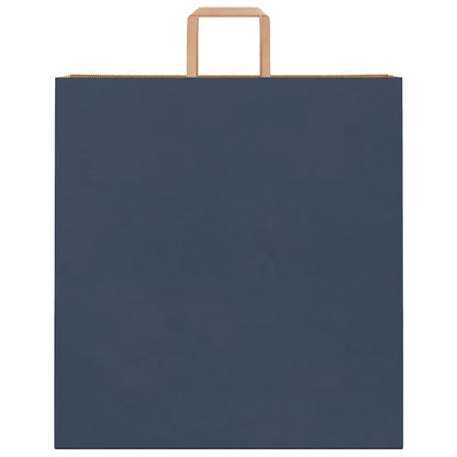 Sacchetti di Carta 50 pz con Manici Blu 45x17x48 cm