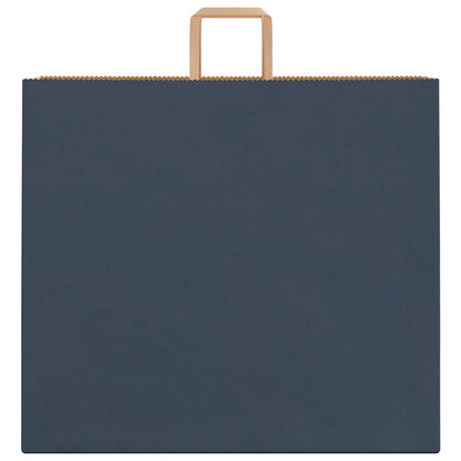 Sacchetti di Carta 50 pz con Manici Blu 54x15x49 cm
