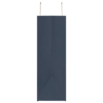 Sacchetti di Carta 50 pz con Manici Blu 54x15x49 cm