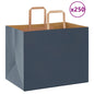 Sacchetti di Carta 250 pz con Manici Blu 32x22x24 cm