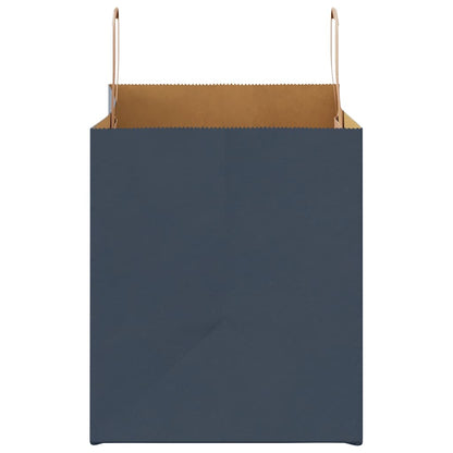 Sacchetti di Carta 250 pz con Manici Blu 32x22x24 cm