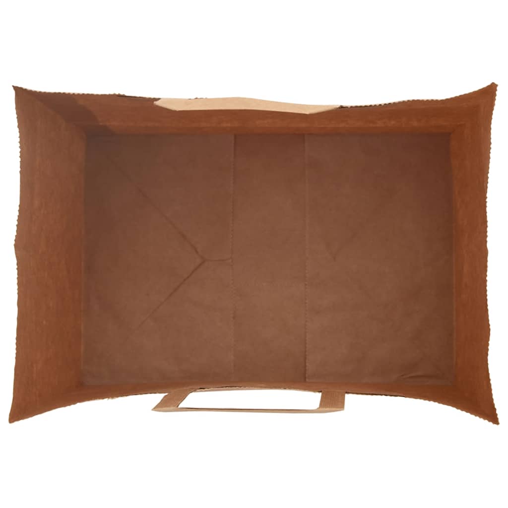 Sacchetti di Carta 50 pz con Manici Verdi 32x22x24 cm