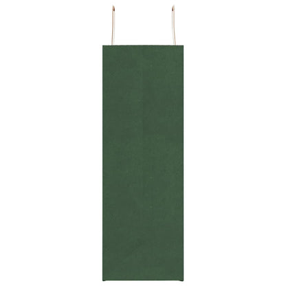 Sacchetti di Carta 50 pz con Manici Verdi 45x17x48 cm