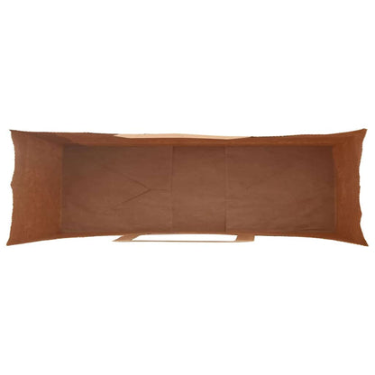 Sacchetti di Carta 250 pz con Manici Verdi 54x15x49 cm