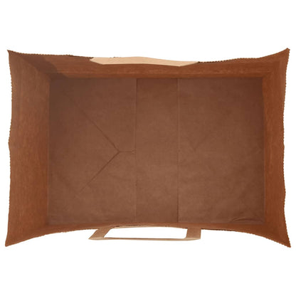 Sacchetti di Carta 50 pz con Manici Rossi 32x22x24 cm