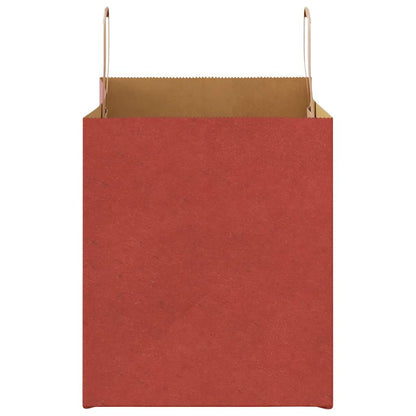 Sacchetti di Carta 250 pz con Manici Rossi 32x22x24 cm