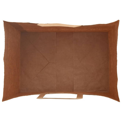 Sacchetti di Carta 250 pz con Manici Rossi 32x22x24 cm