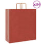 Sacchetti di Carta 250 pz con Manici Rossi 45x17x48 cm