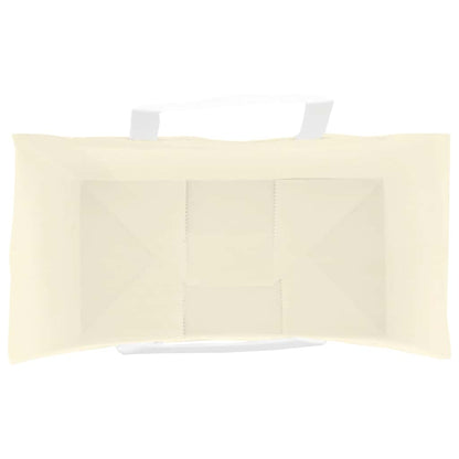 Sacchetti di Carta 50 pz con Manici Gialli 21x11x28 cm