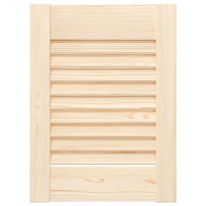 Ante con Design a Lamelle 2 pz 39,5x29,5 cm in Legno di Pino