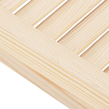 Ante con Design a Lamelle 4 pz 39,5x29,5 cm in Legno di Pino