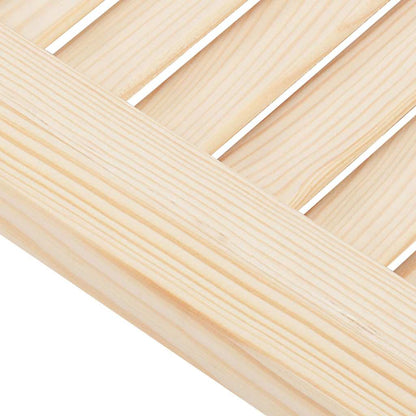 Anta con Design a Lamelle 69x29,5 cm in Legno di Pino