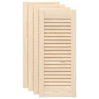 Ante con Design a Lamelle 4 pz 69x29,5 cm in Legno di Pino
