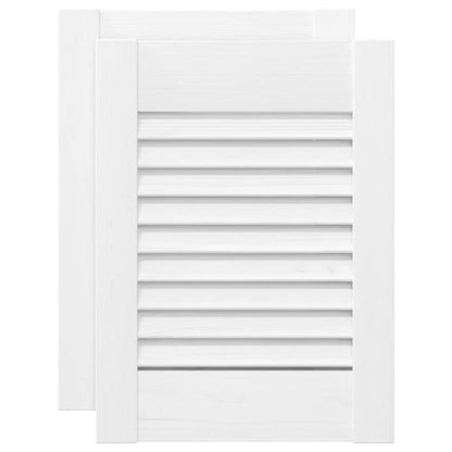 Ante a Lamelle 2 pz Bianche 39,5x29,5 cm