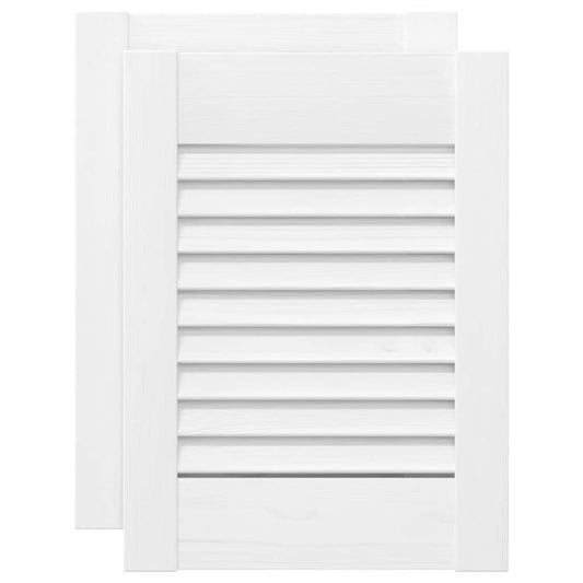 Ante a Lamelle 2 pz Bianche 39,5x29,5 cm