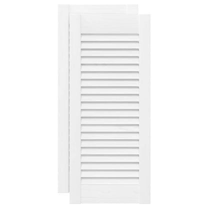 Ante a Lamelle 2 pz Bianche 61,5x29,5 cm