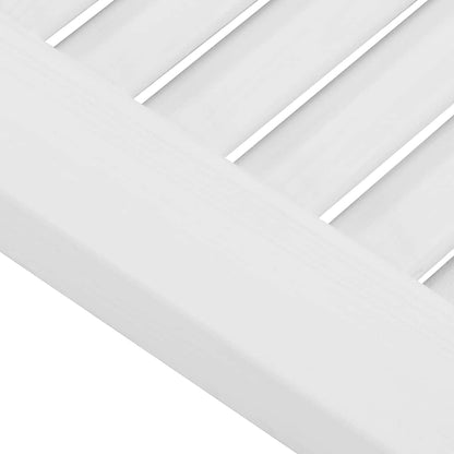 Ante a Lamelle 2 pz Bianche 61,5x29,5 cm