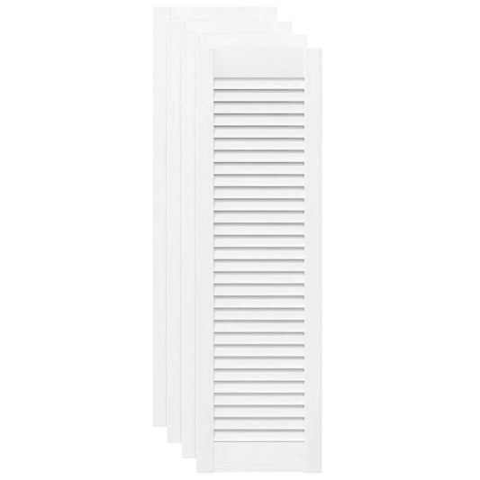 Ante a Lamelle 4 pz Bianche 99x29,5 cm