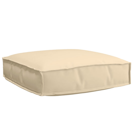 Set di cuscini per pallet  2 pezzi Beige Poliestere