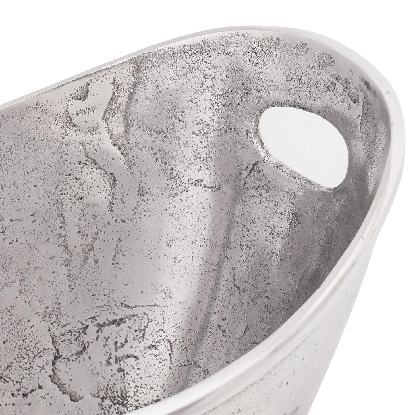 Secchiello per ghiaccio vidaXL Argento 36x25x26 cm Alluminio