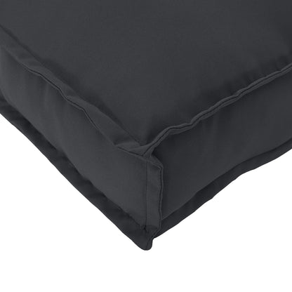Set di cuscini per pallet  Set di 2 Nero Poliestere