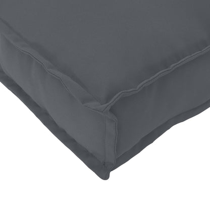 Set di Cuscini per Pallet  Set di 2 Antracite Poliestere