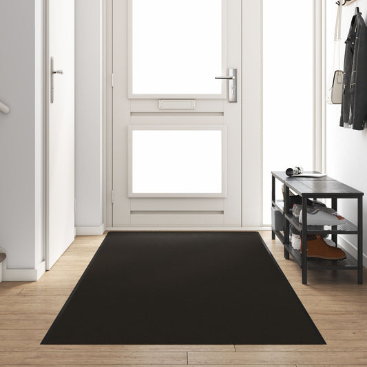Tappetino rettangolare nero 120x400 cm