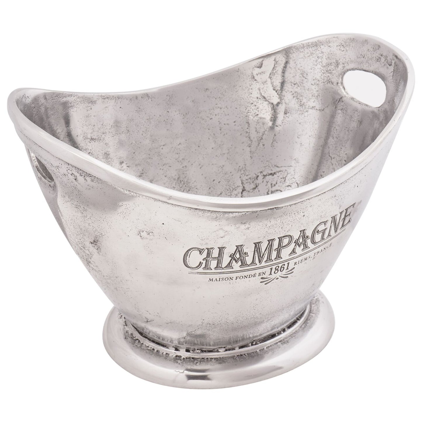 Secchiello per ghiaccio vidaXL Argento 36x25x26 cm Alluminio