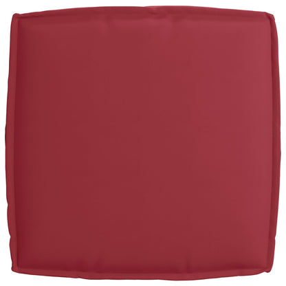 Set di cuscini per pallet  Set di 2 Rosso vino Poliestere Standard