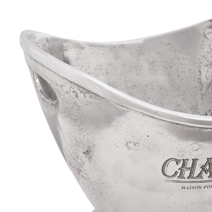 Secchiello per ghiaccio vidaXL Argento 36x25x26 cm Alluminio