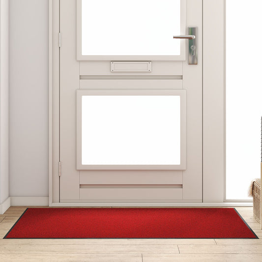 Tappetino rettangolare vidaXL rosso 90x150 cm