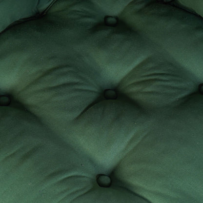 Pouf Modulari vidaXL 2 pz Verde in Tessuto