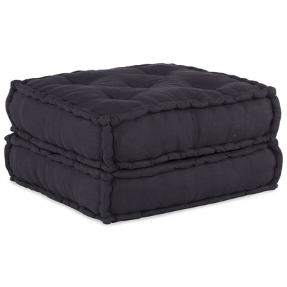 Pouf modulari vidaXL: set di 2 pezzi in tessuto antracite