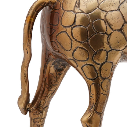 Secchiello per ghiaccio a forma di giraffa in ottone - 49x22x39 cm in alluminio
