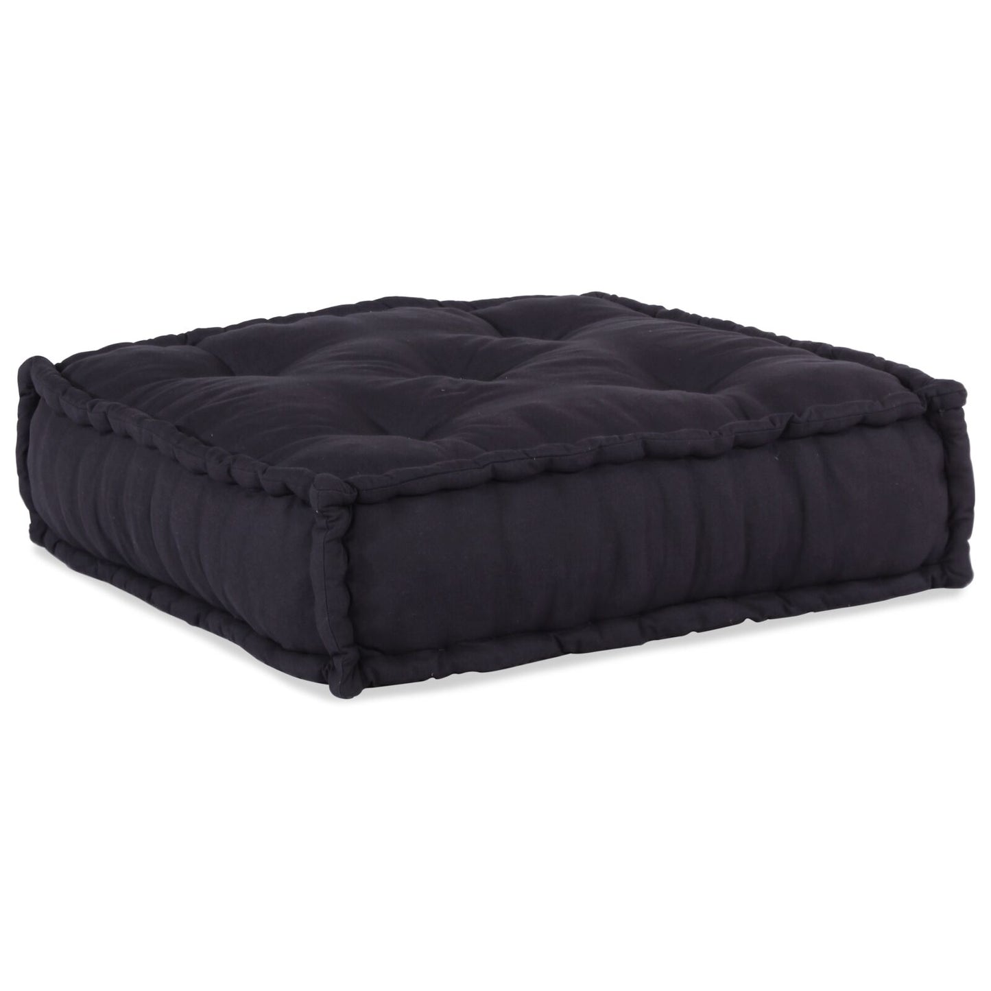 Pouf Modulari vidaXL 3 pz in Tessuto Antracite