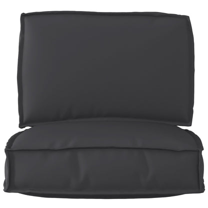 Set di cuscini per pallet  Set di 2 Nero Poliestere
