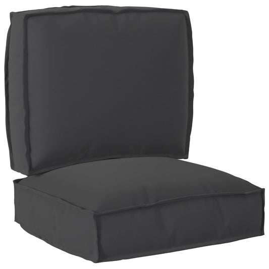 Set di cuscini per pallet  Set di 2 Nero Poliestere Medio