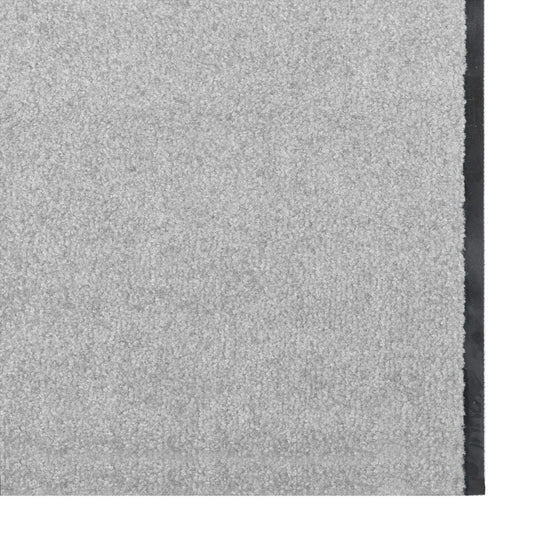 Zerbino Rettangolare Grigio 120x400 cm di vidaXL
