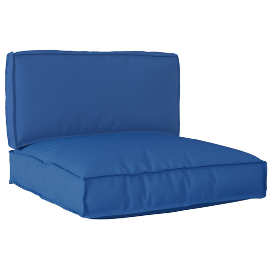 Set di cuscini per pallet  Set di 2 Blu reale Poliestere Standard