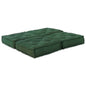 Pouf Modulari vidaXL 2 pz Verde in Tessuto