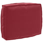 Set di Cuscini per Pallet Set di 2 Rosso Vino Poliestere Standard
